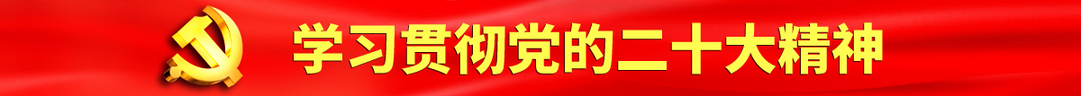 大鸡巴干逼网认真学习贯彻落实党的二十大会议精神